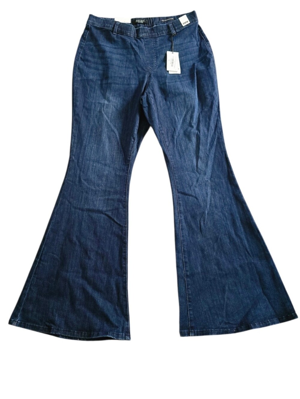 Judy Blue High Waisted Suoer Flare Pull On Denim Jeans Size 18W NWT